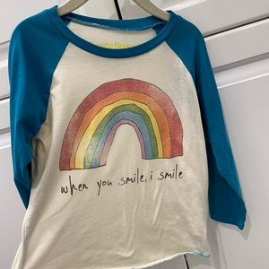 Rowdy Sprout rainbow tee